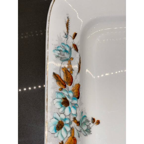 Antique Ironstone 16” Meat Platter-Maddock & Company, England, 1906 Transferware - Picture 7 of 8